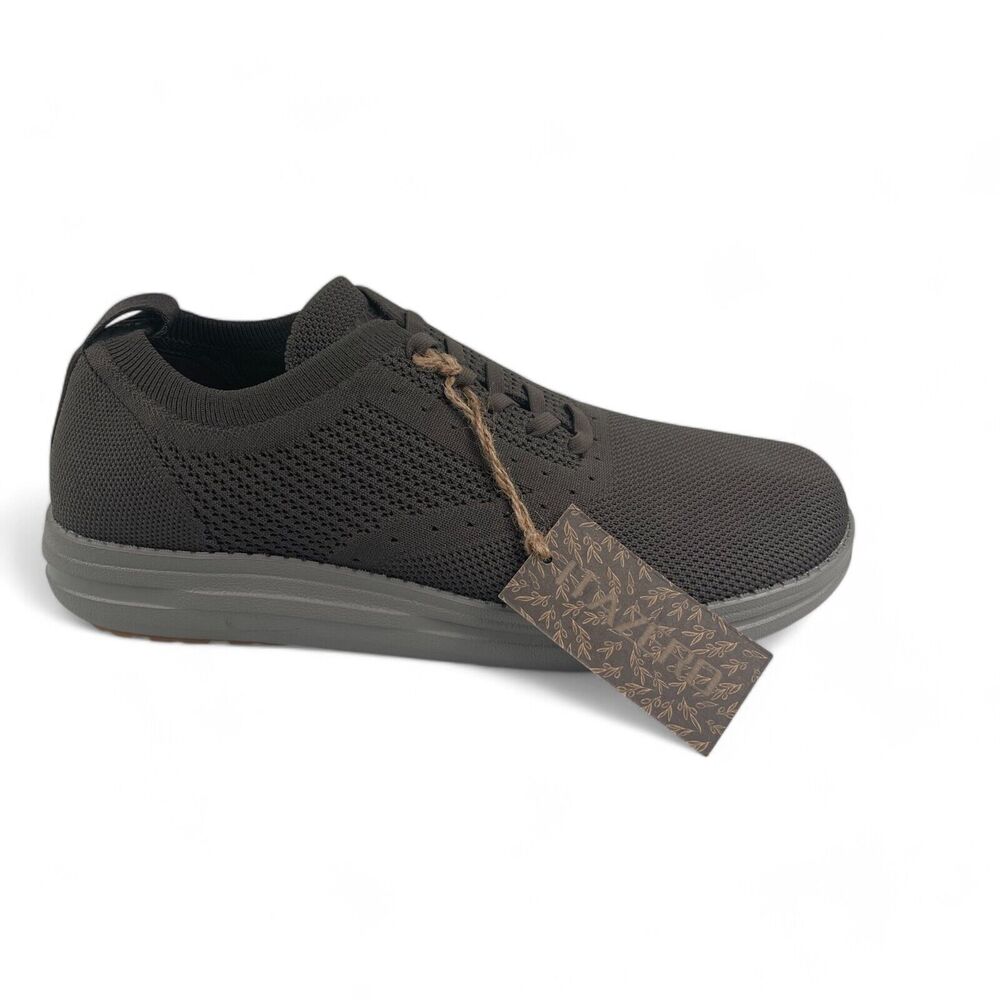 Itazero Brown Men 12W Oxford Walking Shoes Arch Support Plantar Fasciitis Ortho